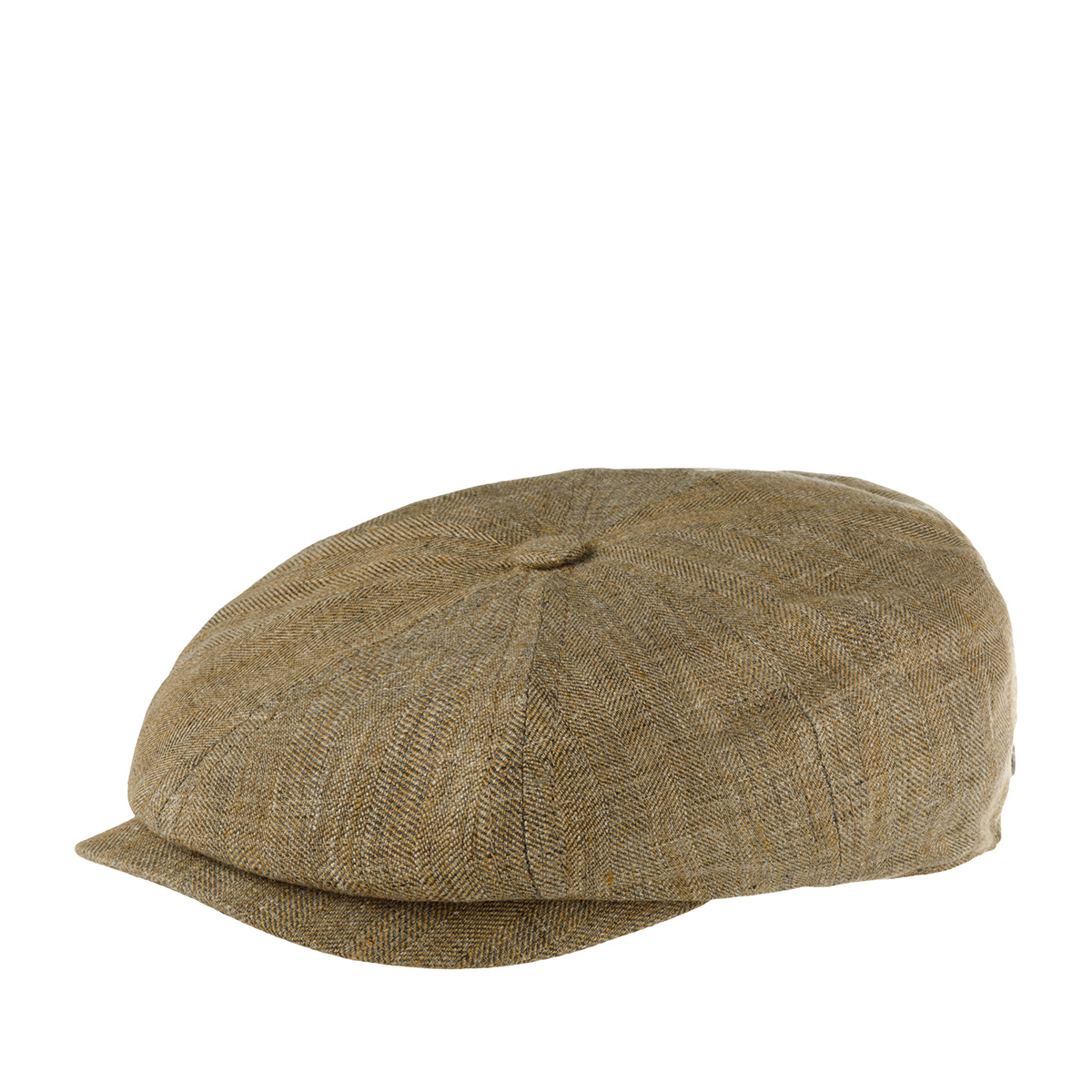 Кепка LIERYS арт. 6883501 8-PANEL CAP LINEN HERRINGBONE (светло-коричневый)