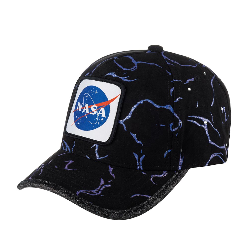 Бейсболка CAPSLAB арт. CL/NASA/1/TAG/GLI NASA (черный)