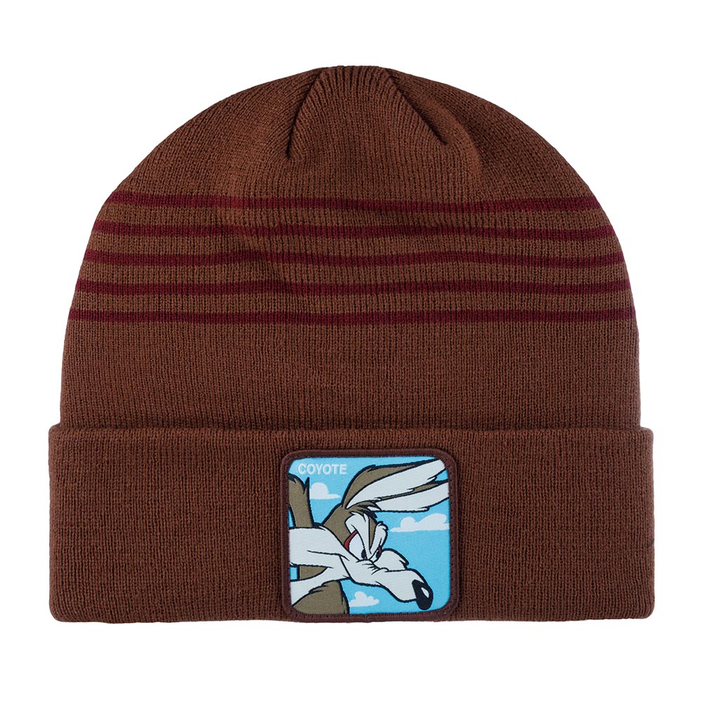 Шапка CAPSLAB арт. CL/LOO5/1/BON/COY3 Looney Tunes Wile E. Coyote (коричневый)
