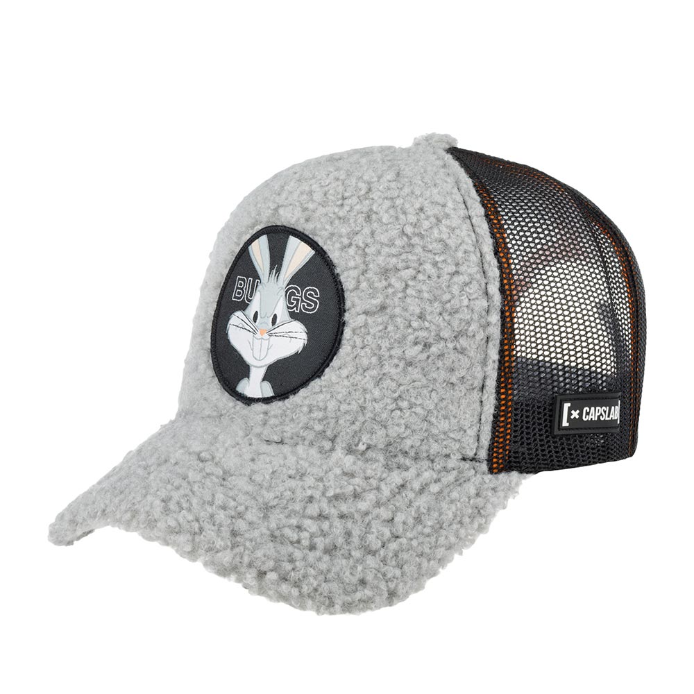 Бейсболка CAPSLAB арт. CL/LOO/FUR1/BUG1 Looney Tunes Bugs Bunny (светло-серый)