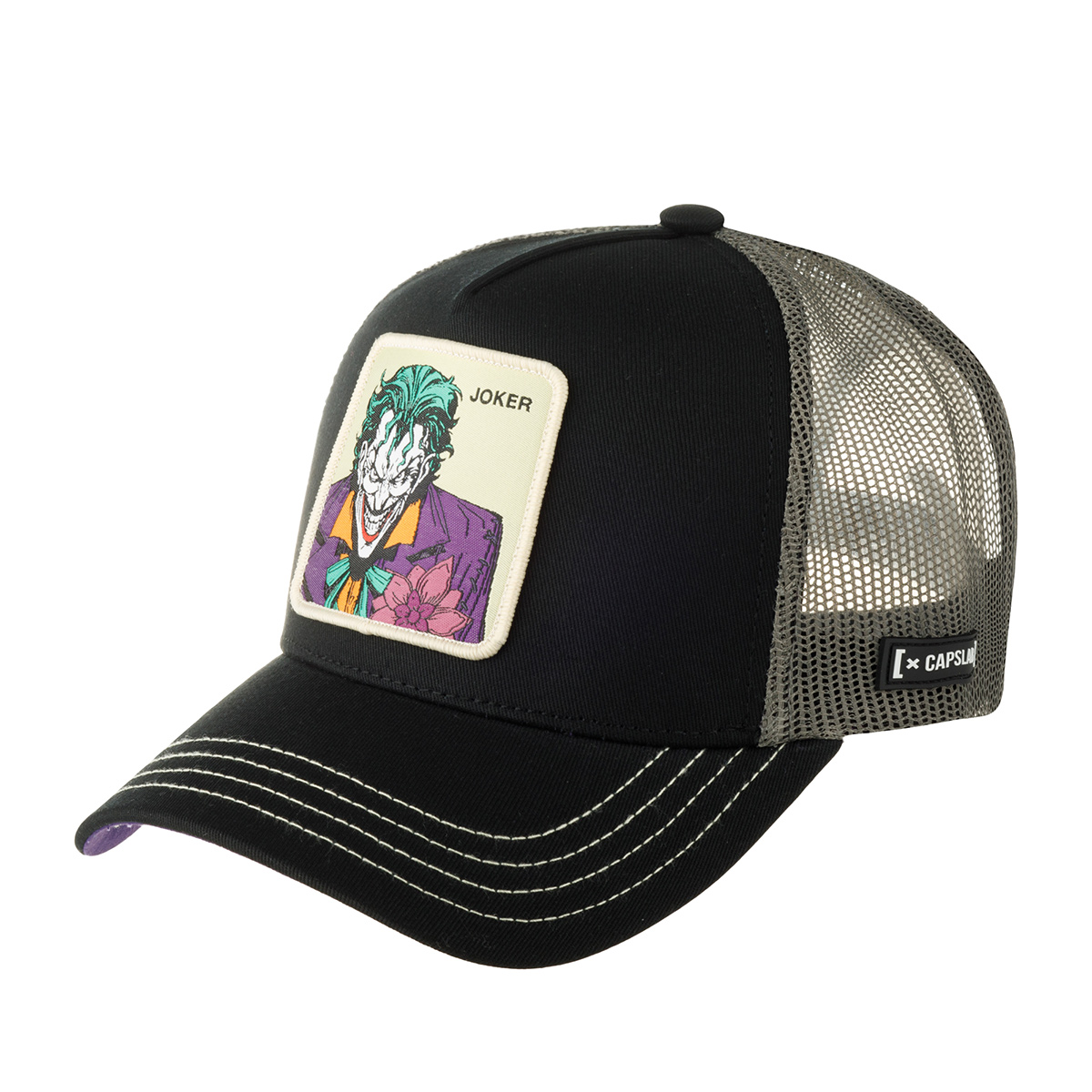 Бейсболка CAPSLAB арт. CL/DC6/1/CT/JKR3 DC Comics Joker (черный / серый)