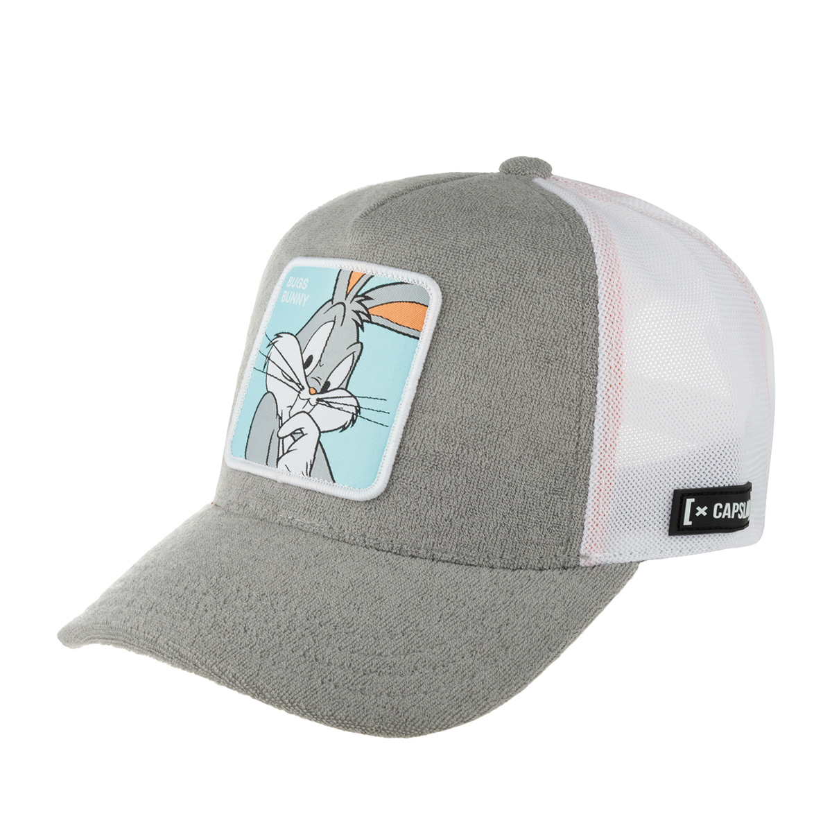 Бейсболка CAPSLAB арт. CL/LOO8/1/CT/BUG4 Looney Tunes Bugs Bunny (светло-серый)