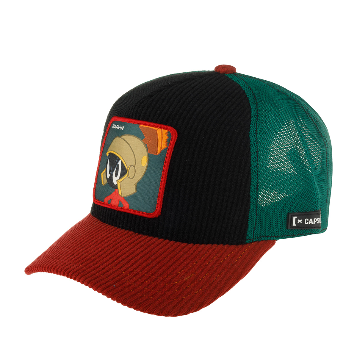 Бейсболка CAPSLAB арт. CL/LOO10/1/PCT/MAR Looney Tunes Marvin the Martian (черный / красный)