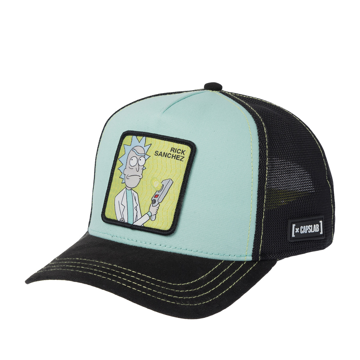Бейсболка CAPSLAB арт. CL/REM6/1/PCT/GUN Rick And Morty Rick (черный / мятный)