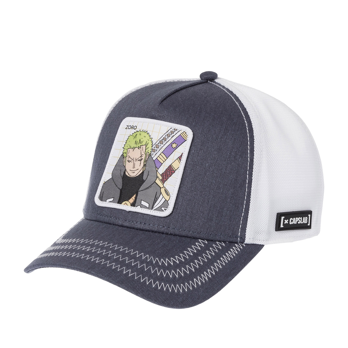 Бейсболка CAPSLAB арт. CL/OP7/1/PCT/ZORB One Piece Zoro (серый)
