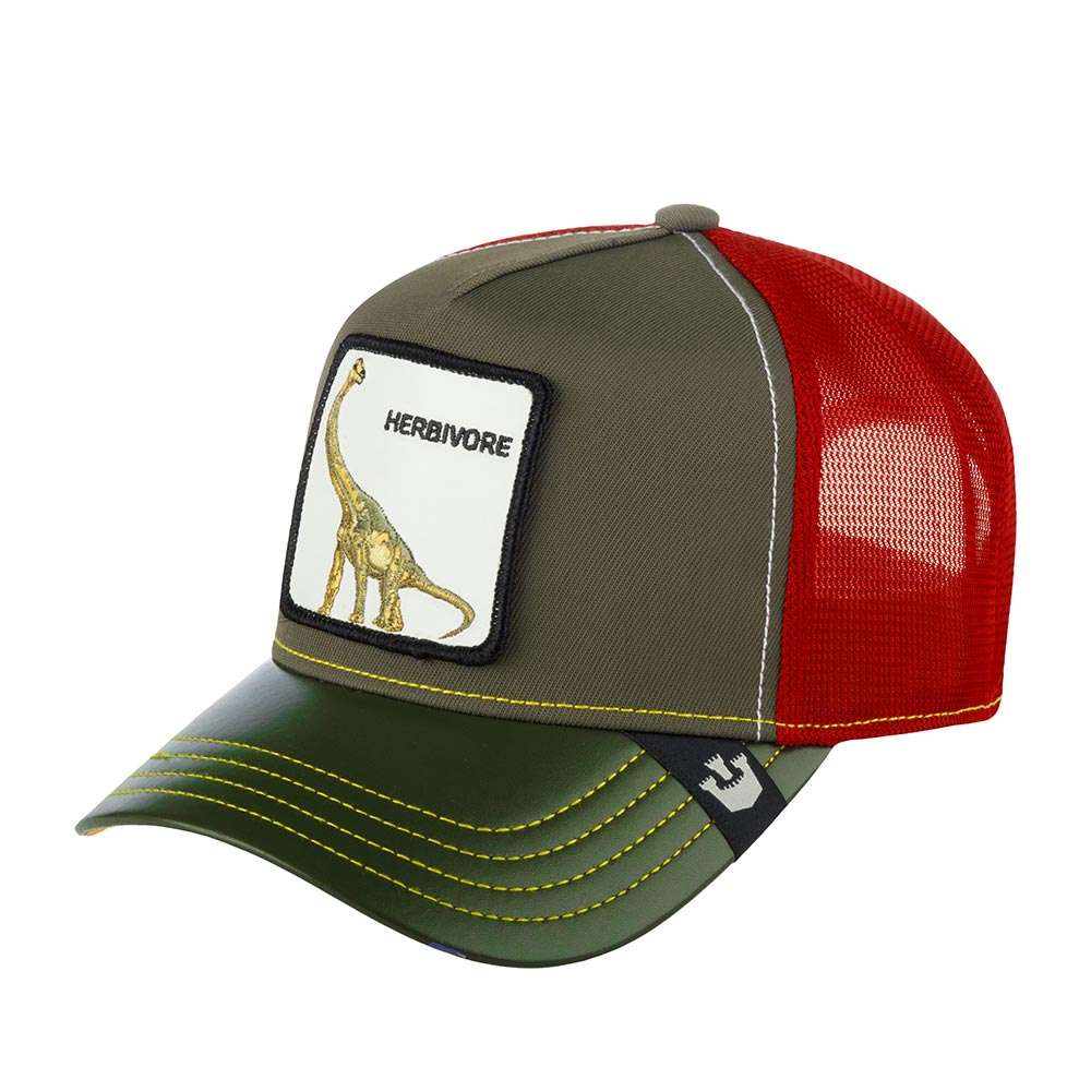 Бейсболка GOORIN BROTHERS арт. 101-0146 (оливковый / красный)