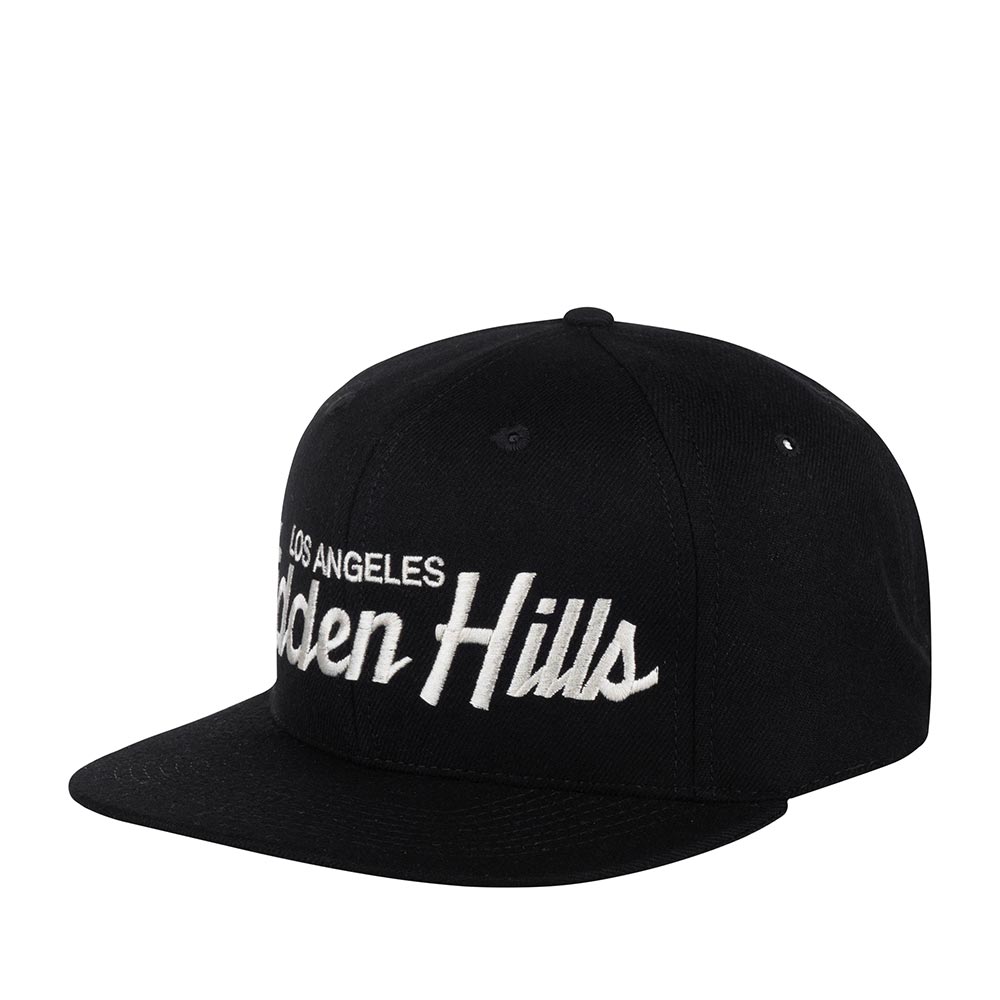 Бейсболка HOOD арт. 100-MWL001-CA005-BK Hidden Hills, CA (черный / белый)