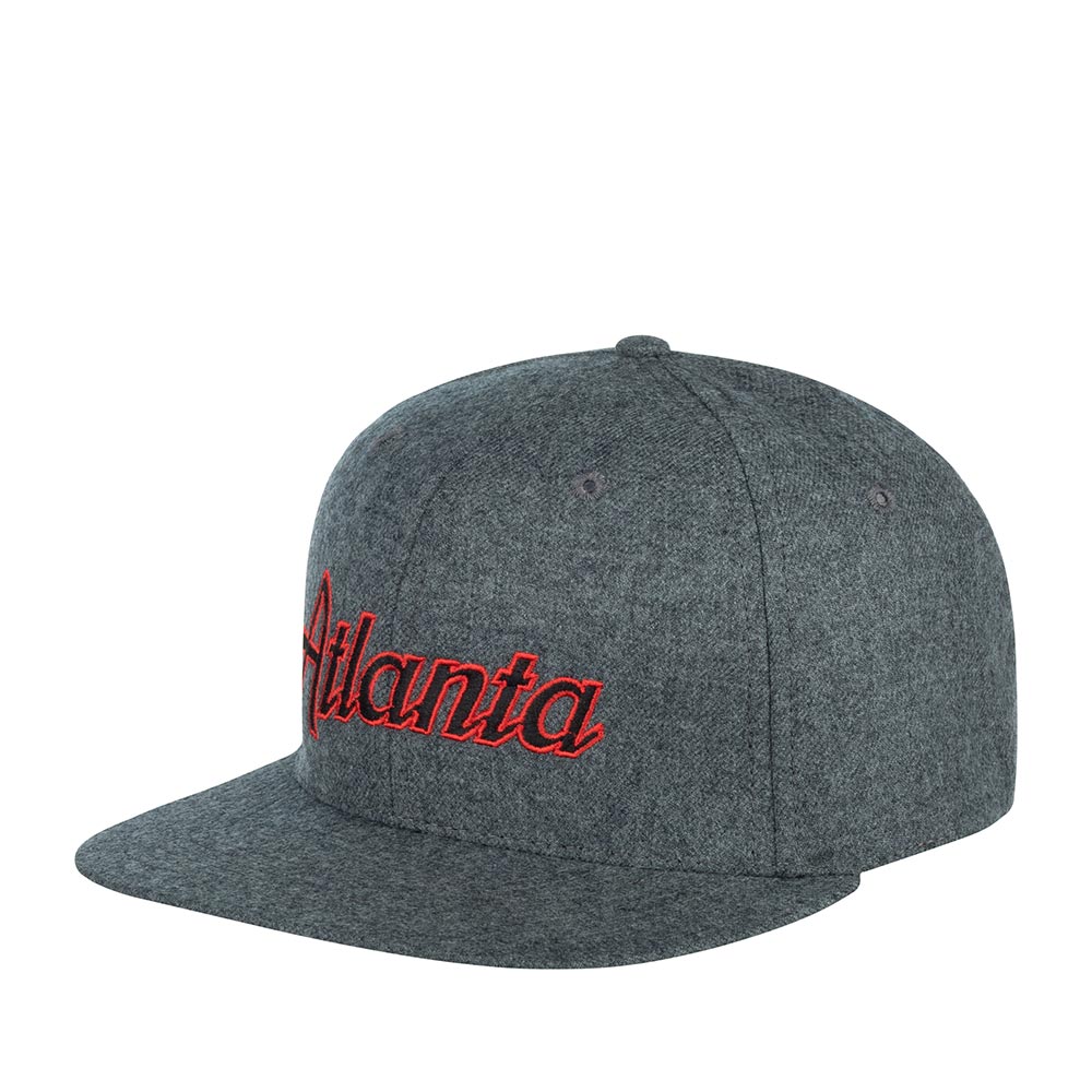 Бейсболка HOOD арт. 100-MWL005-GA003-HW Atlanta III (серый / красный)