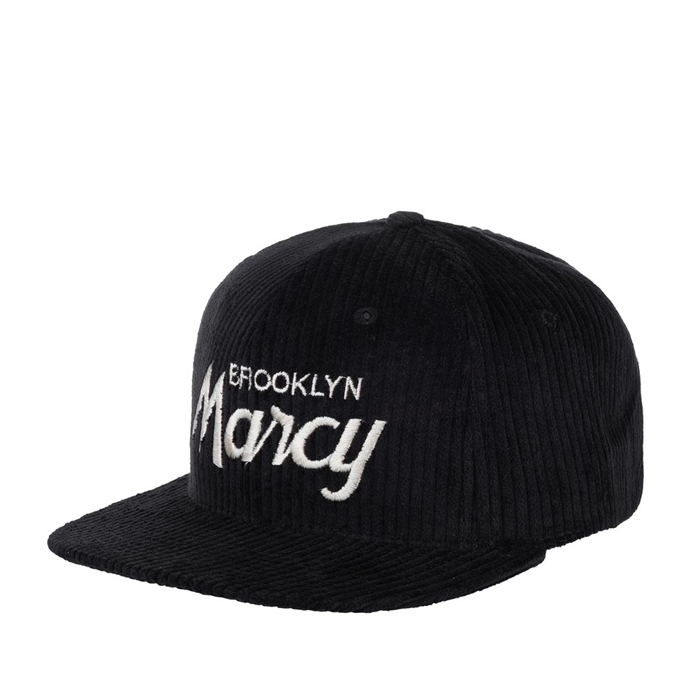 Бейсболка HOOD арт. 103-SWC001-NY015-BK Marcy Cord (черный / белый)