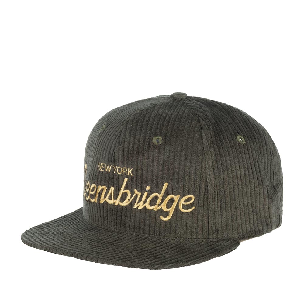 Бейсболка HOOD арт. 103-SWC001-NY037-BD Queensbridge Cord (оливковый / желтый)