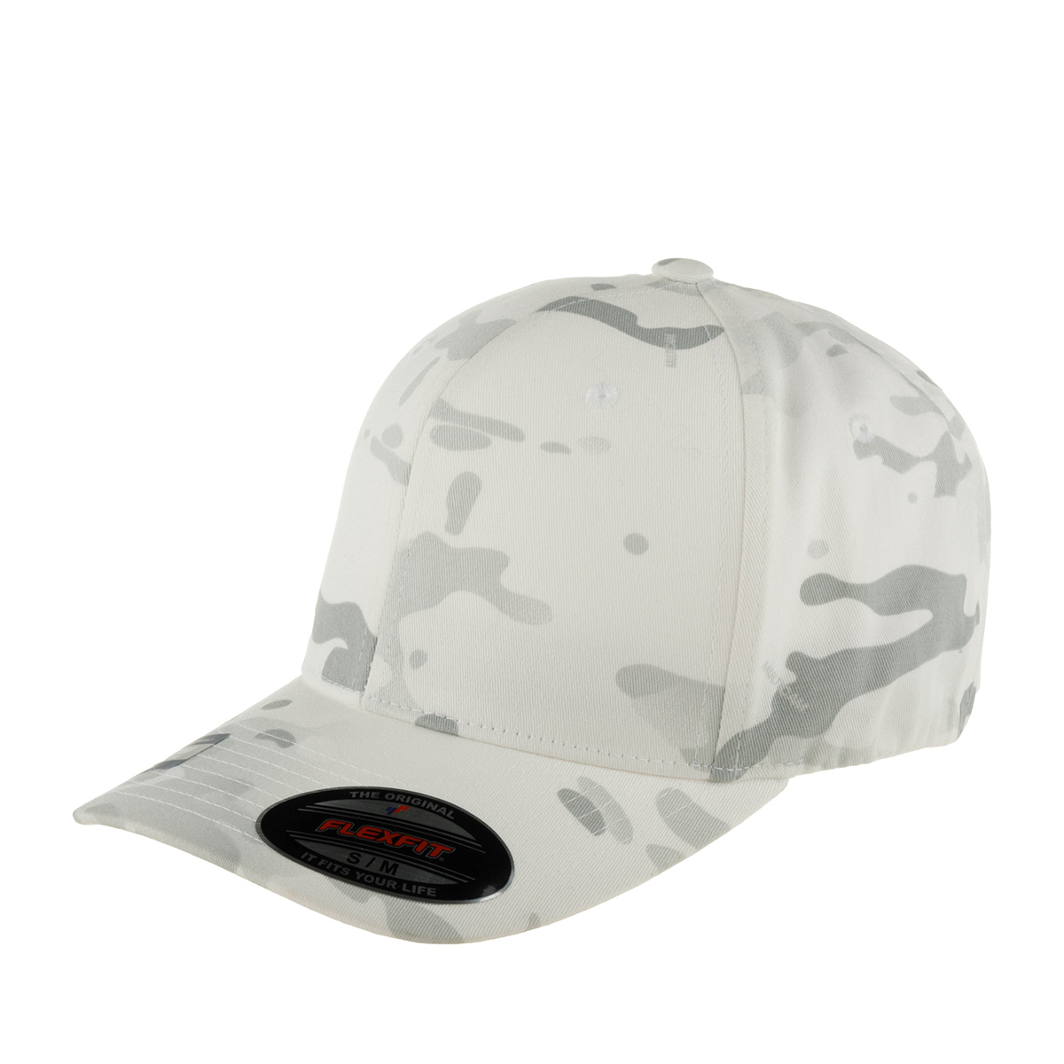 Бейсболка FLEXFIT арт. 6277MC (белый / камуфляж)