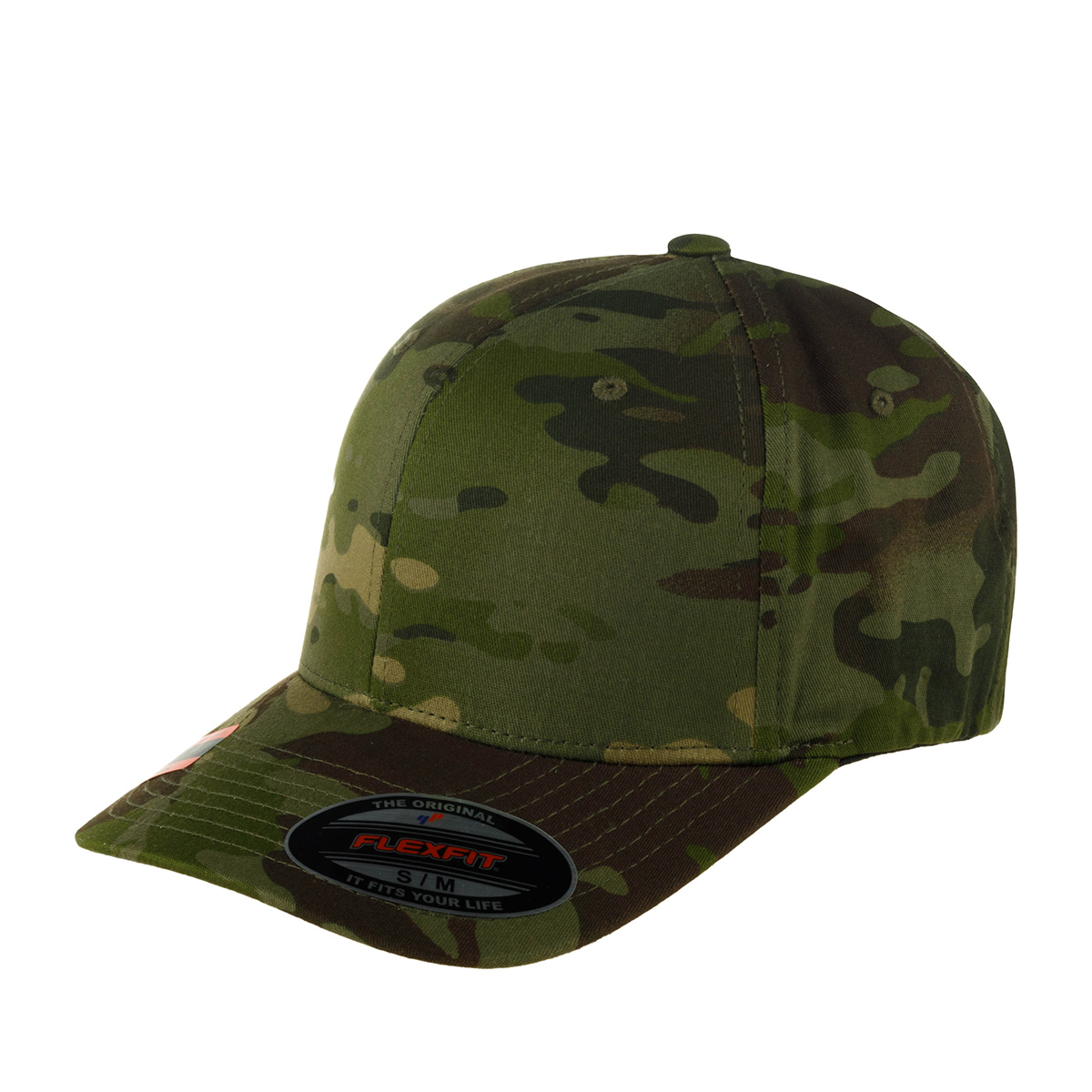 Бейсболка FLEXFIT арт. 6277MC (болотный / камуфляж)