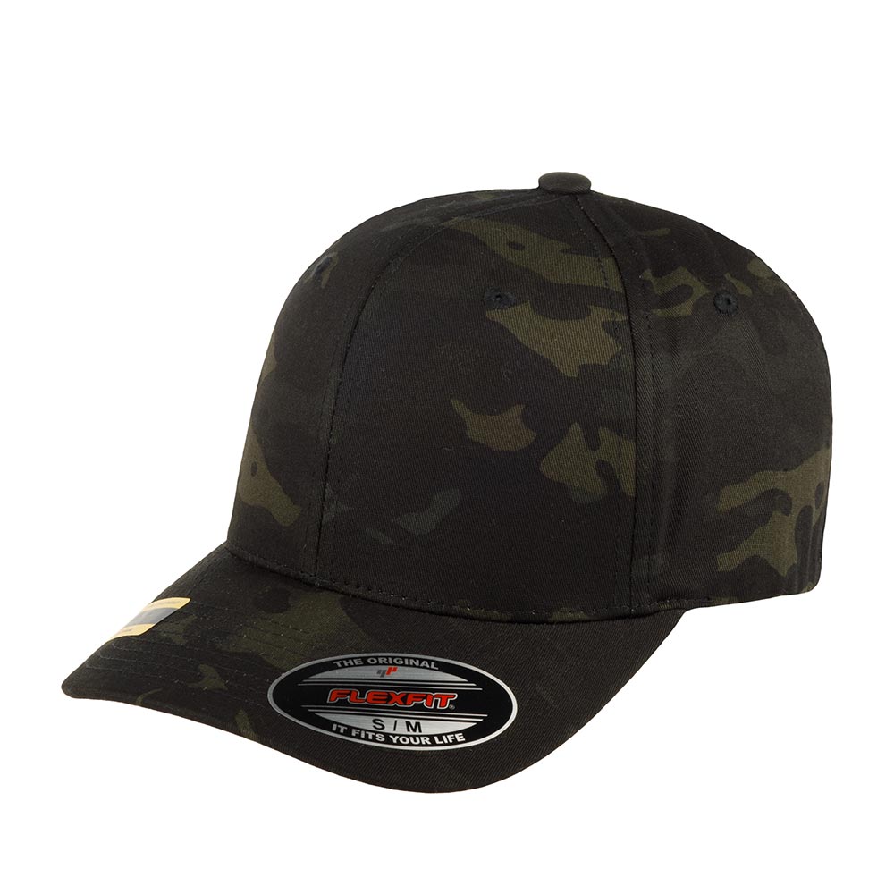 Бейсболка FLEXFIT арт. 6277MC (камуфляж / черный)