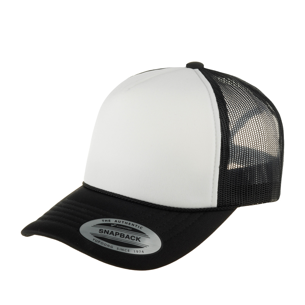 Бейсболка FLEXFIT арт. 6005FC (белый / черный)