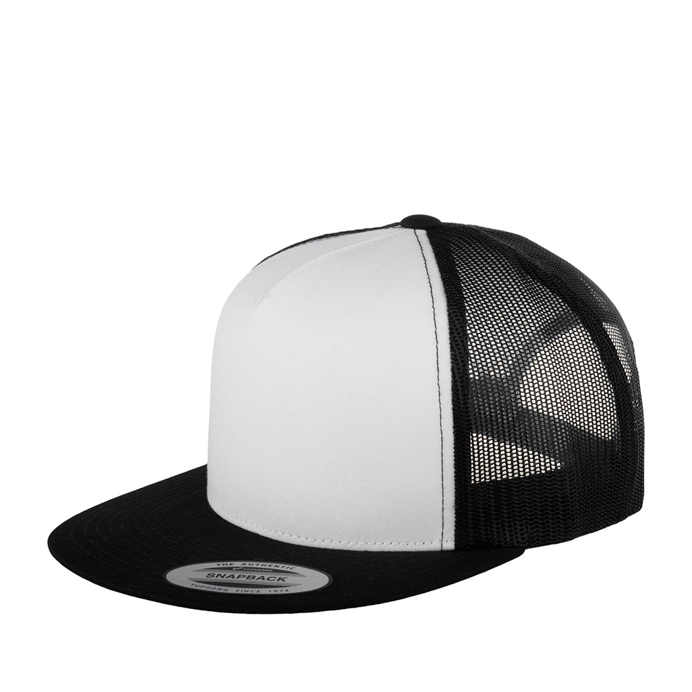 Бейсболка FLEXFIT арт. 6006W (черный / белый)