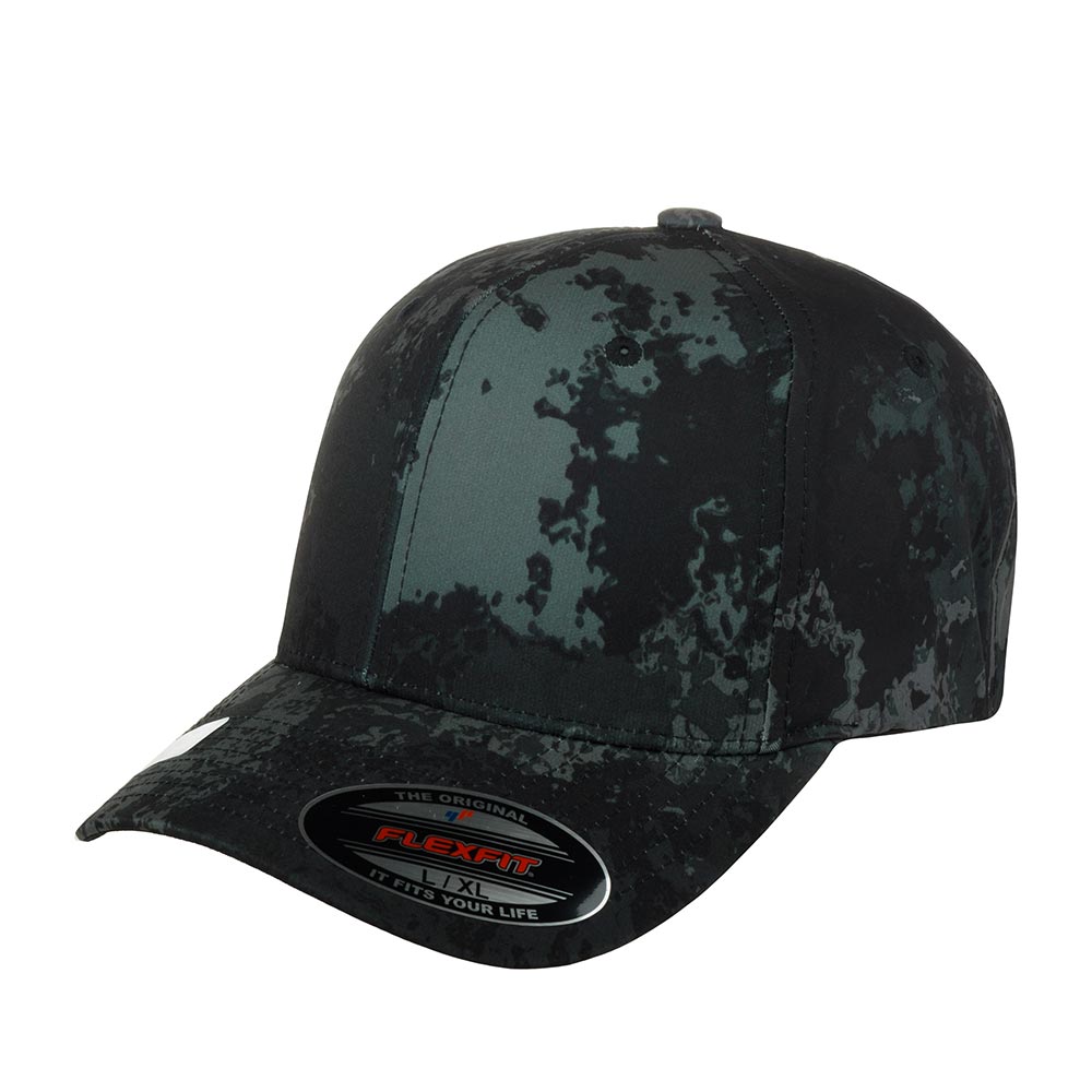 Бейсболка FLEXFIT арт. 6277VC (черный / камуфляж)
