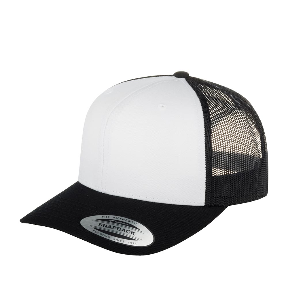 Бейсболка FLEXFIT арт. 6606CF (черный / белый)