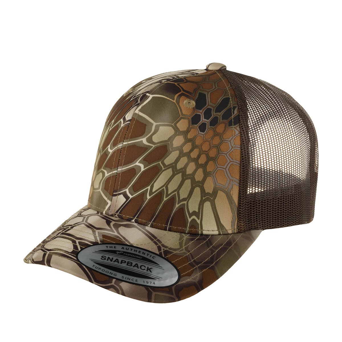 Бейсболка FLEXFIT арт. 6606KR (коричневый / оливковый)