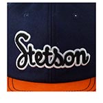 Бейсболка STETSON арт. 7790108 BASEBALL CAP RETRO SCRIPT (синий / оранжевый)