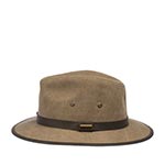 Шляпа STETSON арт. 2541122 TRAVELLER CANVAS (оливковый)