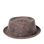 Шляпа STETSON арт. 1697101 PORK PIE PIG SKIN (коричневый)