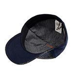 Бейсболка STETSON арт. 7720303 BASEBALL CAP WOOL CHECK (синий / черный)