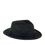 Шляпа STETSON арт. 2198509 FEDORA RAFFIA CROCHET (темно-синий)