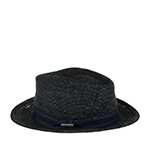 Шляпа STETSON арт. 2198509 FEDORA RAFFIA CROCHET (темно-синий)