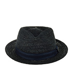 Шляпа STETSON арт. 2198509 FEDORA RAFFIA CROCHET (темно-синий)