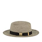 Шляпа STETSON арт. 2478519 TRAVELLER TOYO (черный / бежевый)
