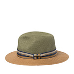 Шляпа STETSON арт. 2478520 TRAVELLER TOYO (оливковый / бежевый)