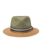 Шляпа STETSON арт. 2478520 TRAVELLER TOYO (оливковый / бежевый)