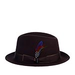 Шляпа STETSON арт. 1398116 PLAYER WOOLFELT (коричневый)