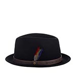 Шляпа STETSON арт. 1398117 PLAYER WOOLFELT (черный)