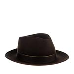Шляпа STETSON арт. 2118101 FEDORA WOOLFELT (коричневый)