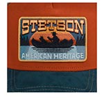 Бейсболка STETSON арт. 7756114 TRUCKER CAP CANOE (оранжевый / синий)