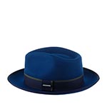 Шляпа STETSON арт. 2198141 FEDORA WOOLFELT (синий)