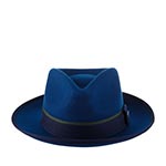 Шляпа STETSON арт. 2198141 FEDORA WOOLFELT (синий)