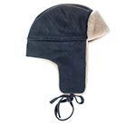 Шапка STETSON арт. 9297302 BOMBER CAP CALF SPLIT (синий)