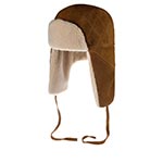 Шапка STETSON арт. 9297302 BOMBER CAP CALF SPLIT (светло-коричневый)
