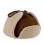 Шапка STETSON арт. 9297302 BOMBER CAP CALF SPLIT (светло-коричневый)