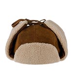 Шапка STETSON арт. 9297302 BOMBER CAP CALF SPLIT (светло-коричневый)
