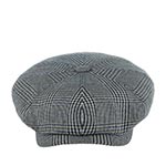 Кепка STETSON арт. 6812401 8-PANEL CAP SILK/COTTON GLENCHECK (синий / серый)