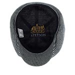 Кепка STETSON арт. 6812401 8-PANEL CAP SILK/COTTON GLENCHECK (синий / серый)
