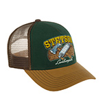 Бейсболка STETSON арт. 7761131 TRUCKER CAP LUMBERJACK (зеленый / светло-коричневый)