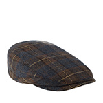 Кепка STETSON арт. 6380325 DRIVER CAP CHECK WOOL/CASHMERE (коричневый / серый)
