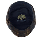 Кепка STETSON арт. 6380325 DRIVER CAP CHECK WOOL/CASHMERE (коричневый / серый)