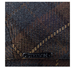 Кепка STETSON арт. 6380325 DRIVER CAP CHECK WOOL/CASHMERE (коричневый / серый)