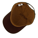 Бейсболка STETSON арт. 7721148 BASEBALL CAP WAXED COTTON WR (оливковый)