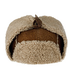 Шапка STETSON арт. 9297508 BOMBER CAP LAMBSFUR (коричневый)